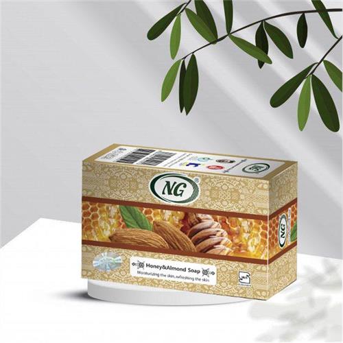 صابون عسل و بادام 100 گرمی ان جی (کد04)