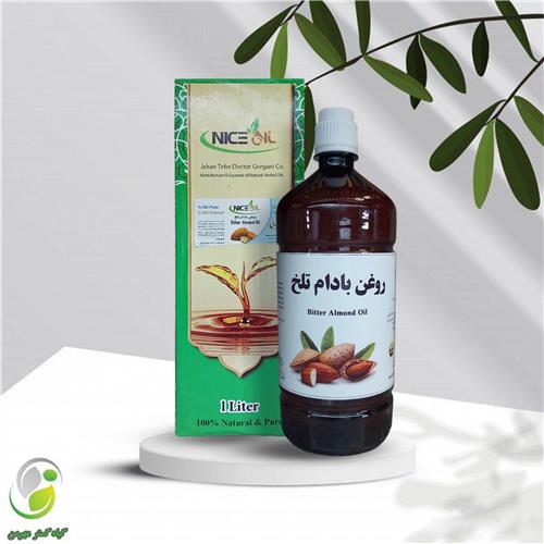 روغن بادام تلخ یک لیتری نایس اویل(کد02)