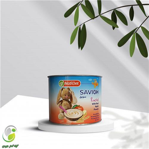 سویق کودک تلسکوپی با طعم سیب 200 گرمی ناب(کد02)